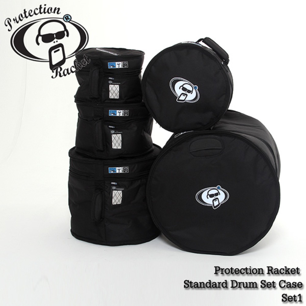 프로텍션 라켓 스탠다드 락사이즈 드럼가방,드럼케이스 Protection Racket Standard Drum Set Case 10,12,16탐,14스네어,22베이스