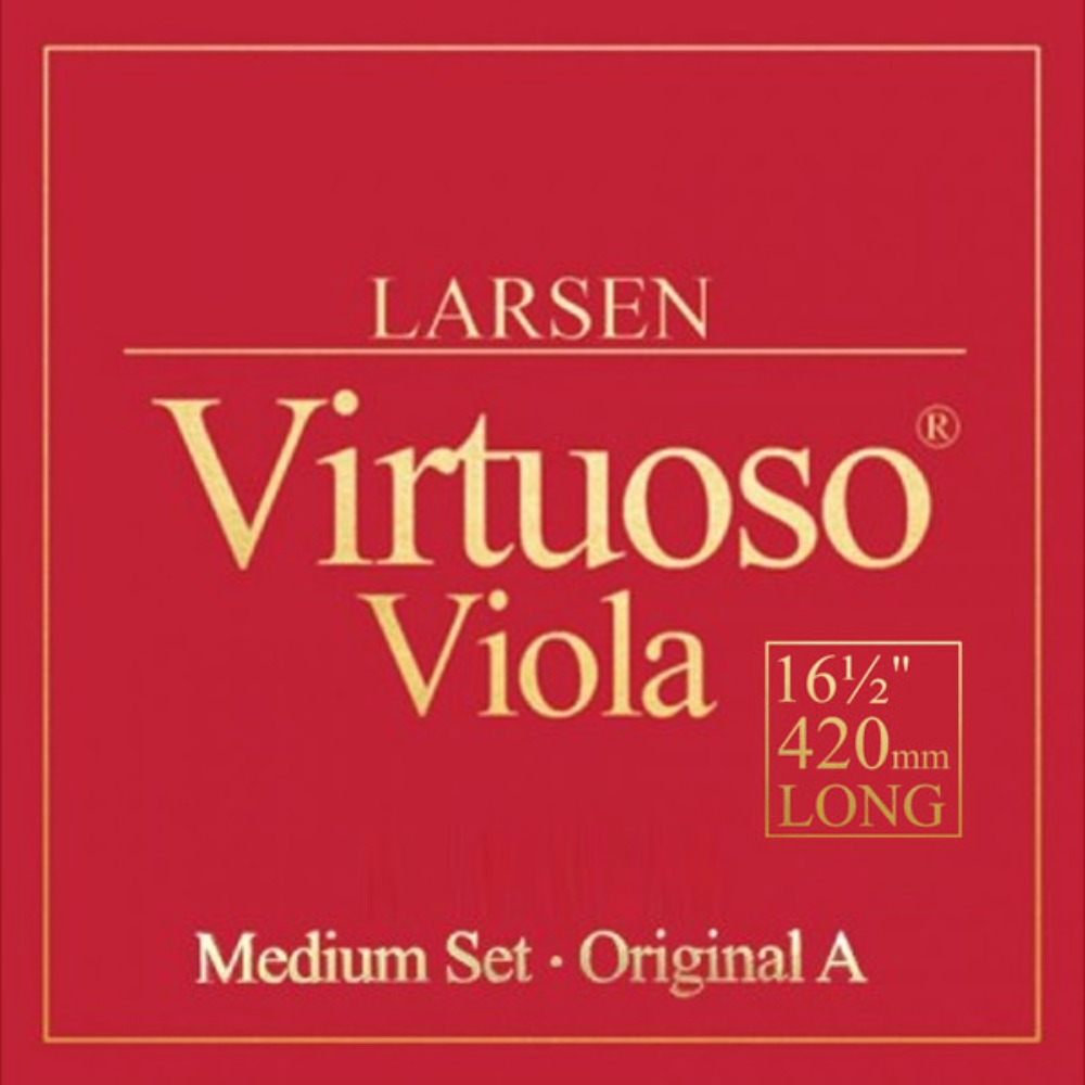 라센 비르투오소 비올라줄 미디엄 롱스케일 Larsen Virtuoso Viola Strings Medium 420mm Longscale