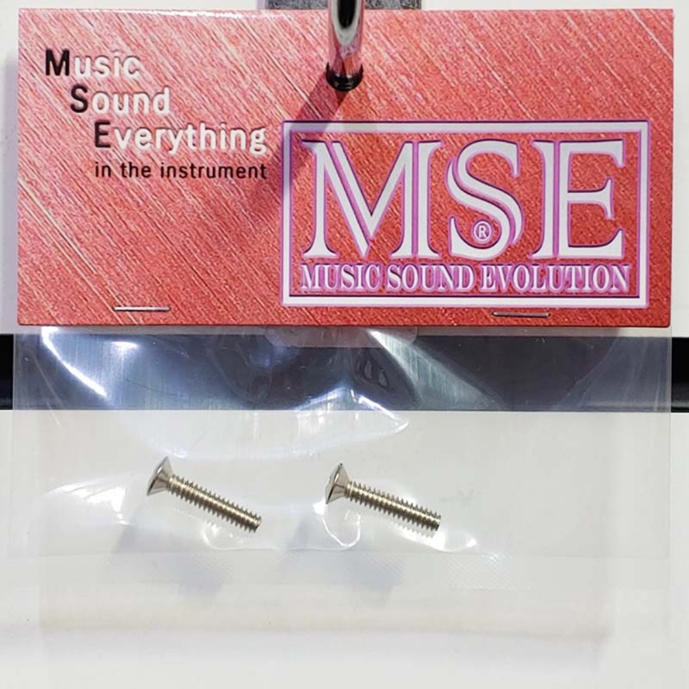 MSE PYS200 싱글픽업 고정나사 2개 Y타입 크롬색 MSE PSY-200 Pickup Mounting Screw (2)