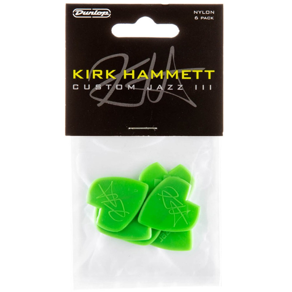 던롭 커크헤밋 재즈3 피크 6개 Dunlop Kirk Hammett JazzIII Pick (6)